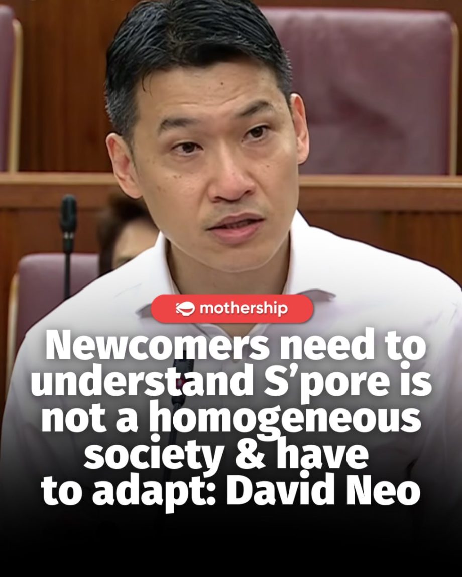 @mothershipsg Acting Minister for Culture, Community & Youth David Neo said in P…