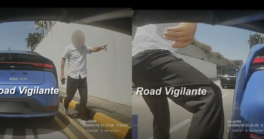 Taxi driver allegedly kicks bike in fit of rage after accident in Changi, Singapore News