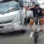 E-bike rider challenges lorry driver as vehicles race along Sembawang Road, Singapore News