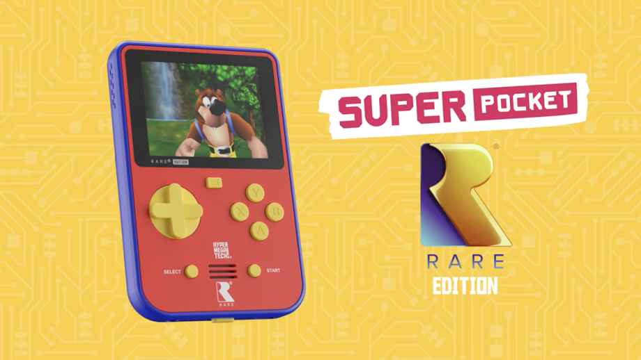 This retro-inspired handheld comes with Banjo-Kazooie and Battletoads built in