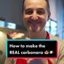 @kucinaitaliansg How to make the REAL carbonara  #fypsg #sgtiktok #sgfoodie #sgh…
