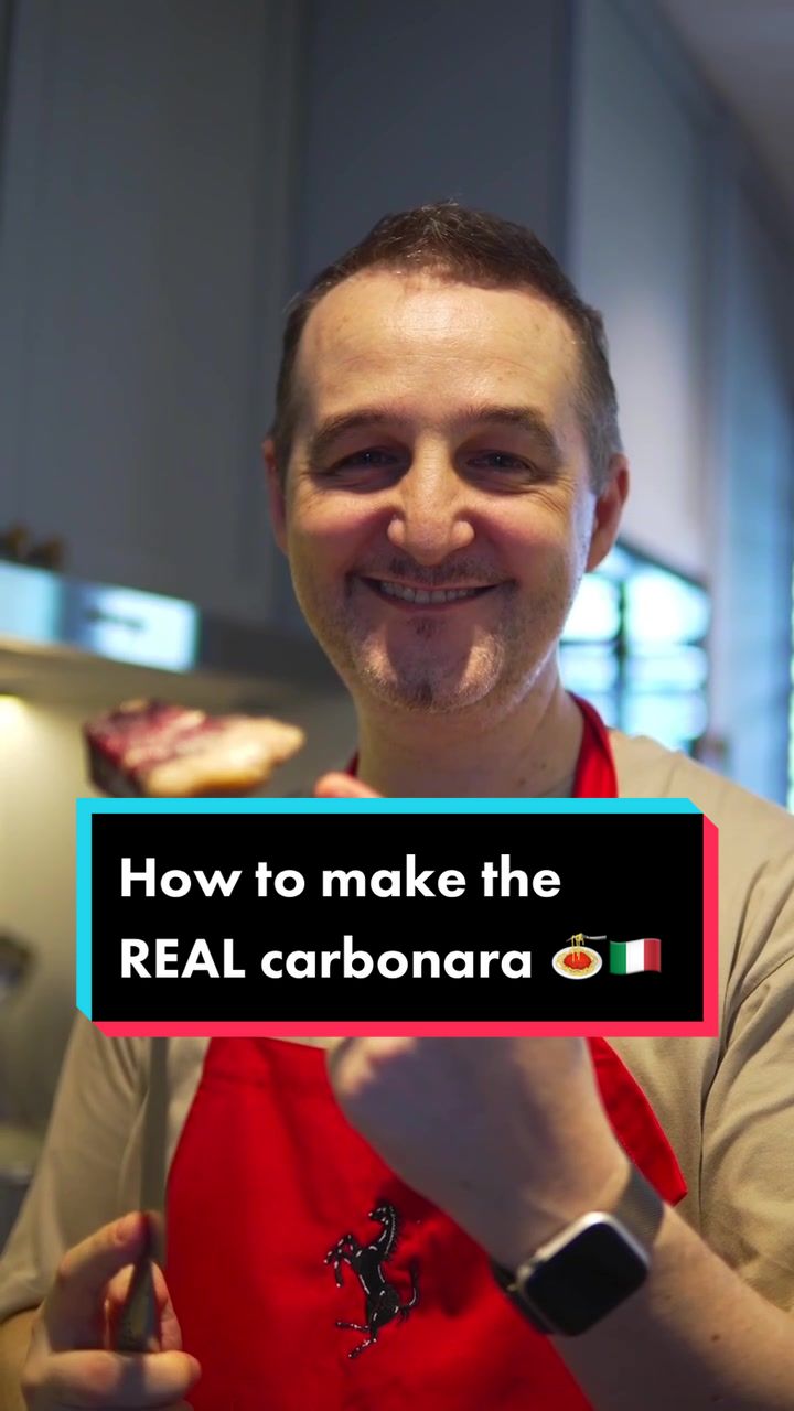 @kucinaitaliansg How to make the REAL carbonara  #fypsg #sgtiktok #sgfoodie #sgh…