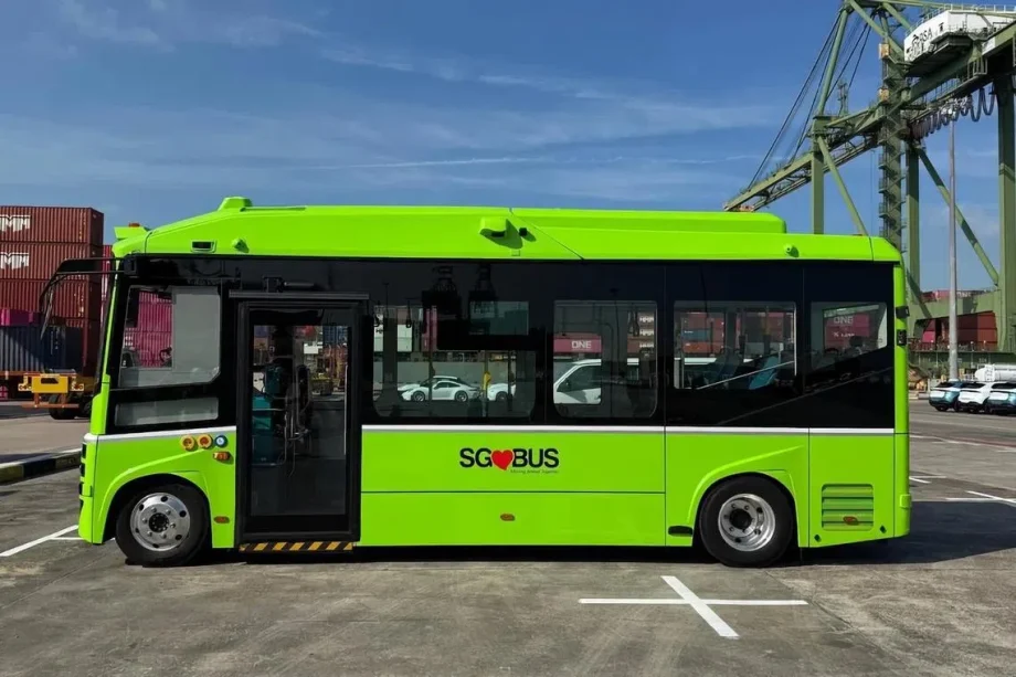 Self-driving buses arrive for testing in Singapore