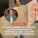 @mothershipsg Minister for Sustainability and the Environment Grace Fu wore a UV…