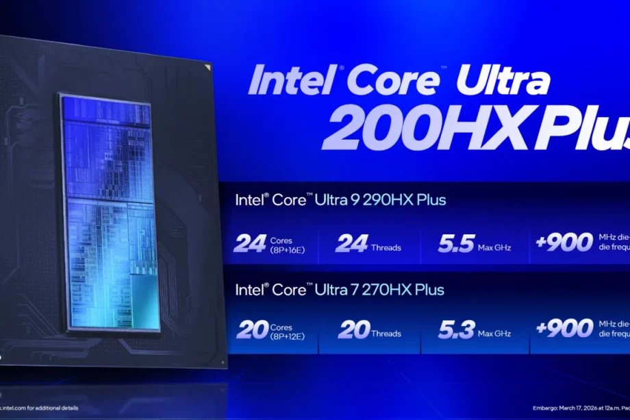 Intel launched Core Ultra 200HX Plus series for high-performance laptops