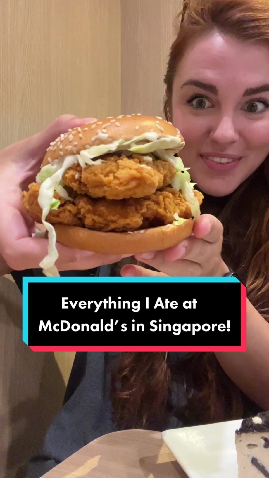 @karissaeats Strawberry Pie! #fyp#mcdonalds#singapore …