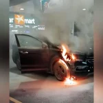 Investigations ongoing after car catches fire at Caltex petrol station in Balestier Road
