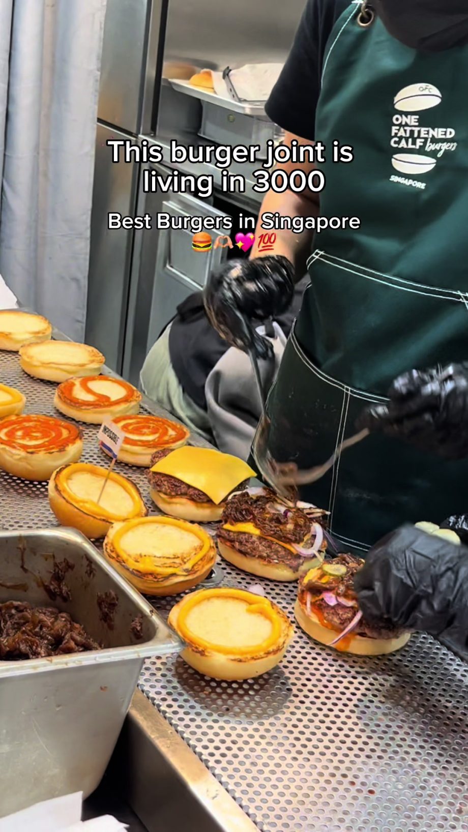 @sgadventurousduo BEST BURGERS IN SINGAPORE!!  One Fattened Calf Burgers 1 Fusio…
