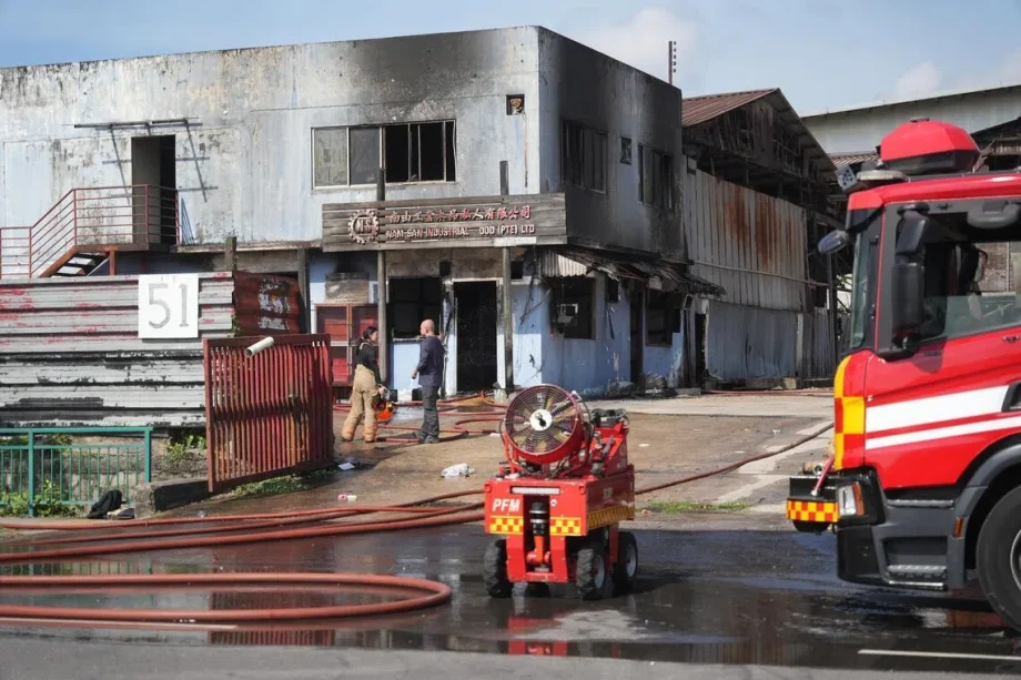 Police investigating 2 fires in Sungei Kadut industrial estate that appear to be deliberate