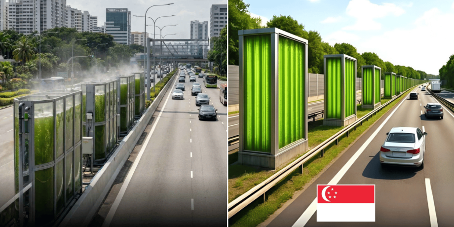 Posts claiming S’pore installed algae panels along roads to clean air mocked by netizens