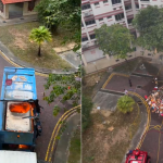 Recycling truck catches fire near Tampines HDB block, no injuries reported , Singapore News