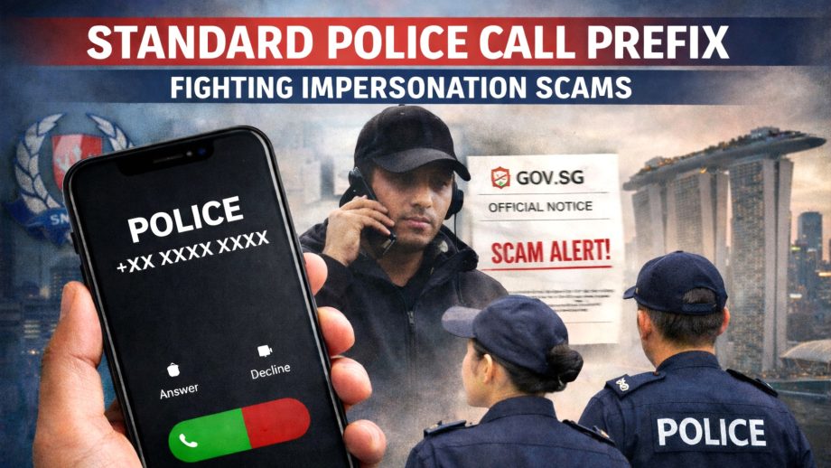 Singapore to introduce police calls with standard prefix number to fight scams; impersonation scams more than double