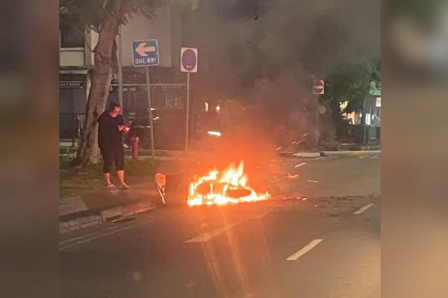 One person taken to hospital after fire involving power-assisted bicycle in Balestier