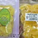 Dried pineapple slices product recalled over undeclared allergen