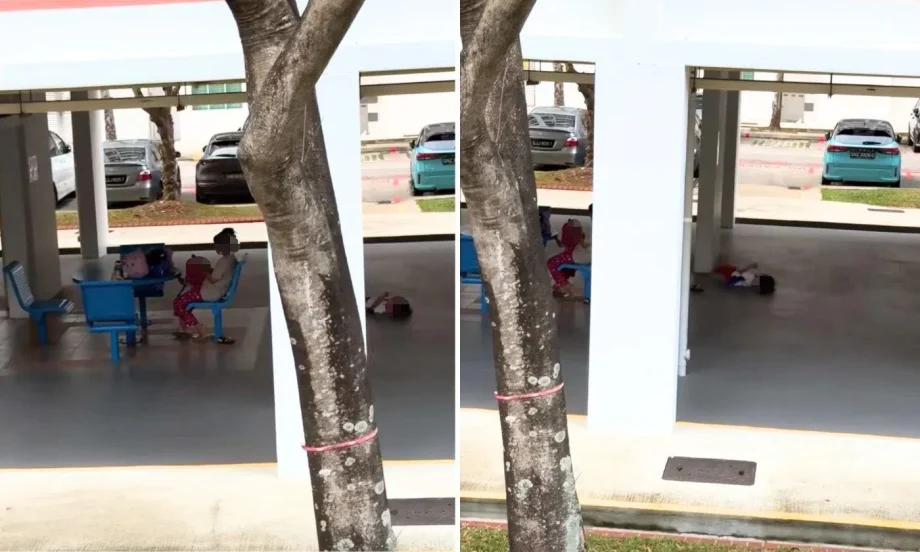 Video of woman on phone as crying child rolls on ground goes viral, parent says it was ‘negligently captioned’