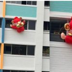 Town Council Asks Resident To Remove Inflatable God Of Fortune Hanging Outside Choa Chu Kang HDB Flat
