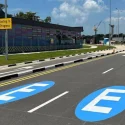 Possible road signs, markings for ERP 2 being tested by LTA in Bayshore Drive