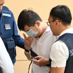 Accused, 28, taken to crime scene for throwing eggs at police cars on three occasions