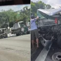 Five people taken to hospital after multi-vehicle accident on SLE