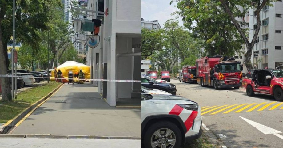 79-year-old man apprehended after locking himself in Clementi flat , Singapore News