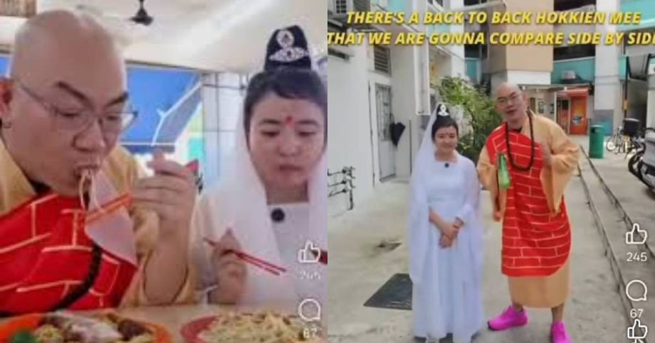 Food vlogger apologises after dressing up as monk to review Hokkien mee, Lifestyle News