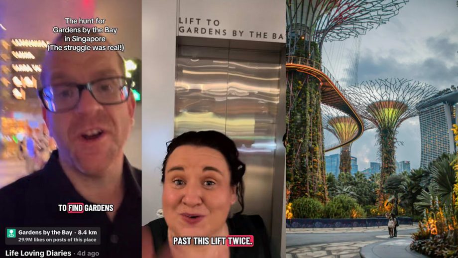 Some Tourists Say It’s Difficult To Find Their Way From MBS To Gardens By The Bay Some Tourists Say It’s Difficult To Find Their Way From MBS To Gardens By The Bay