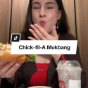 @edinanana Chick fil a mukbang in Singapore before I start fasting #foodie #mukb…