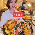 @zongertu2 新加坡Holiday Inn Orchard city centre 自助晚餐1 For 1 ,龙虾生蚝螃蟹任吃龙虾吃到撑啦#自助餐 #1…