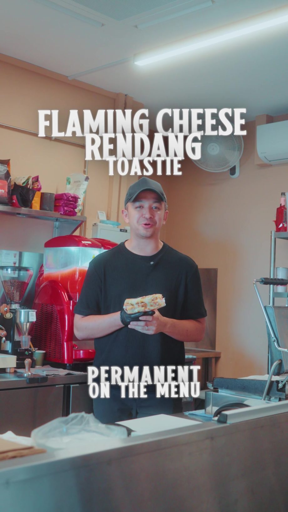 @opensecretsg It’s here to stay!  Meet our Flaming Cheese Rendang Toastie — slow…