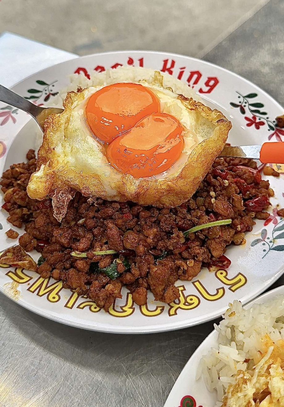 @dibssg The Viral Basil Pork Rice You’ve Been Craving…NOW IN KOVAN Up to 4 egg y…