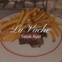 @yourfrenchiebestie One dish, unlimited fries. Would you try it? La Vache, Telok…
