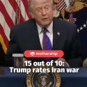 @mothershipsg iran war US President Donald Trump rated the US performance in the…