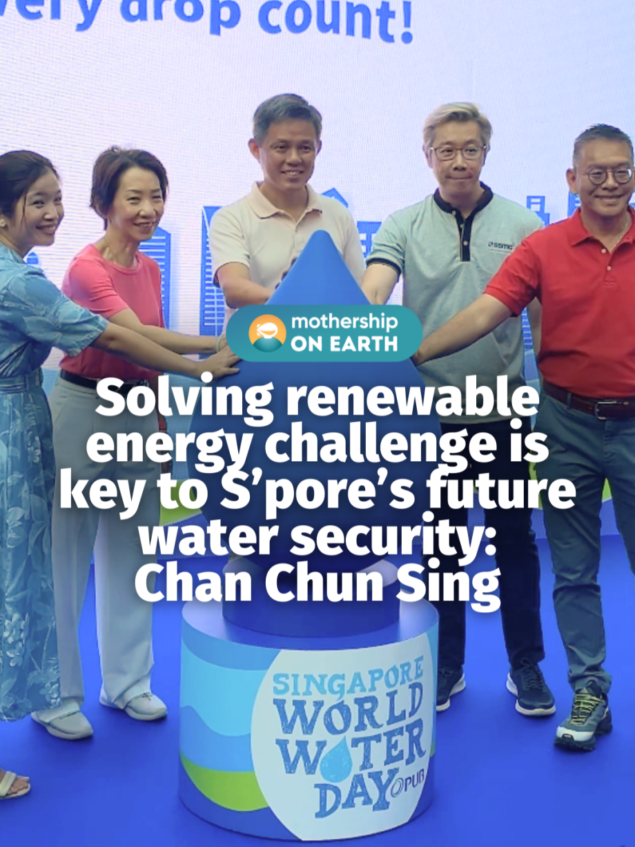 @mothershipsg Speaking at Singapore World Water Day 2026 event held at Suntec Ci…