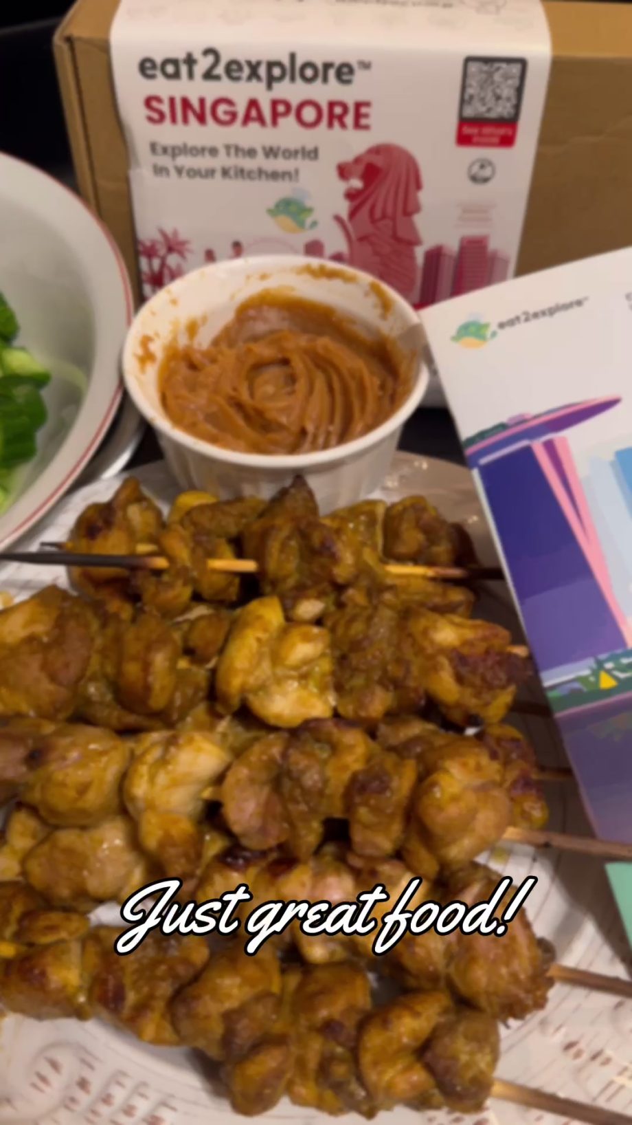 @eat2explore Singapore skewers! Who’s tried this yummy date night recipe?  …
