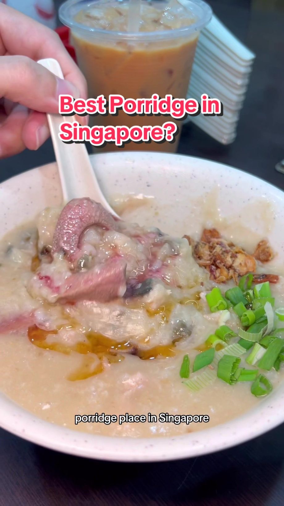 @burnttcocoa Idk how idk this place existed.  Probably the best porridge in Sing…