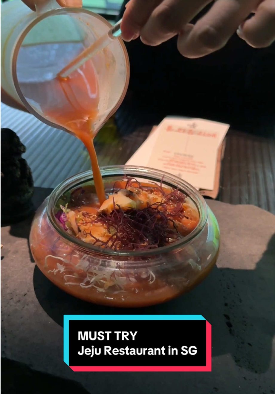 @mai_zhiqiii Teleported to Jeju  One of my favourite dining experience in SG  #j…