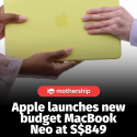 @mothershipsg Apple calls the series its “most affordable laptop ever”. MacBook …
