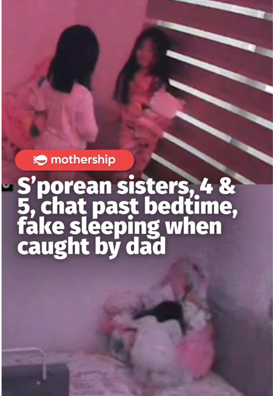 @mothershipsg Little Ayla, 5, and Kyra, 4, stayed up chatting nearly two hours p…