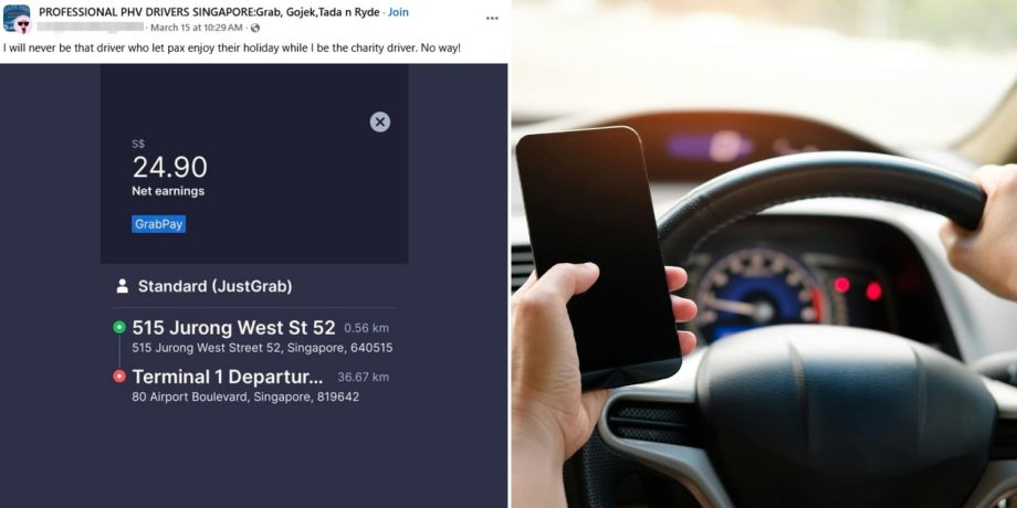 Is S.90 too low? PHV driver complains about earnings for Jurong West to Changi Airport trip