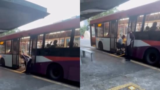 Indian woman shares video of Singapore bus driver stepping off bus to help wheelchair user: ‘Heartwarming’