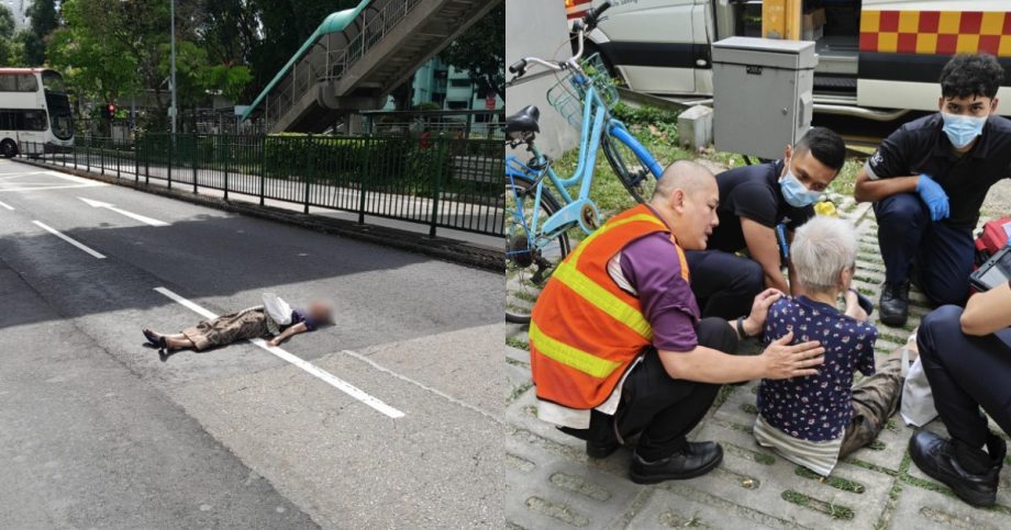 SBS Transit staff praised for helping distressed elderly woman lying on road in Boon Lay, Singapore News