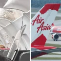 Cabin panel falls during landing on AirAsia flight from S’pore to KL