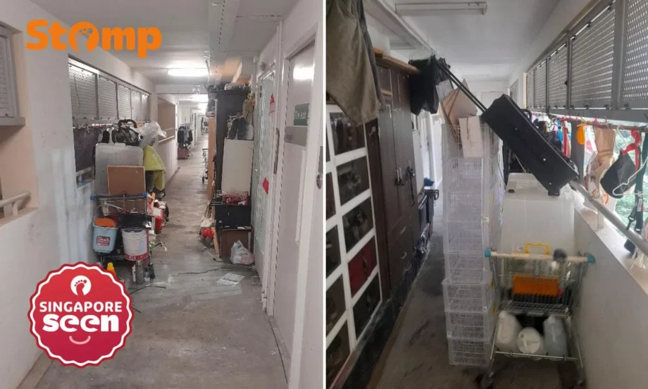 Bedok North family still struggling to reach their unit despite regular checks and clearing of neighbour’s clutter
