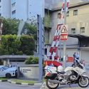 BMW mounts kerb, smashes into wall of Choa Chu Kang polyclinic, Singapore News