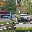 Bus driver, 71, assisting with investigations after multi-vehicle crash in Pasir Ris