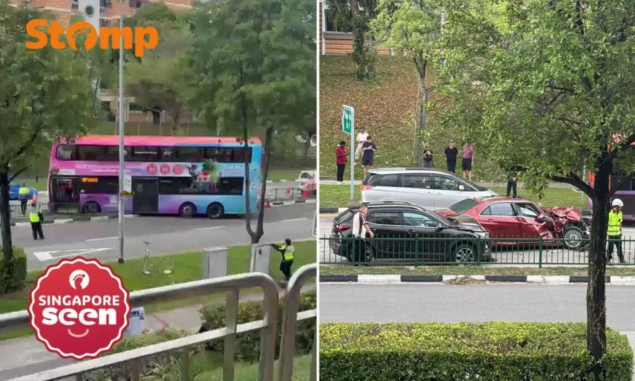 Bus driver, 71, assisting with investigations after multi-vehicle crash in Pasir Ris