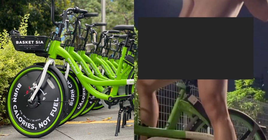 Man allegedly rides Anywheel bicycle naked, films himself performing lewd acts, Singapore News