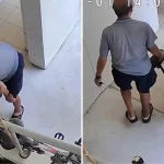 Elderly man steals bike seat from bicycle outside Ubi flat, spends 30 seconds wriggling seat out