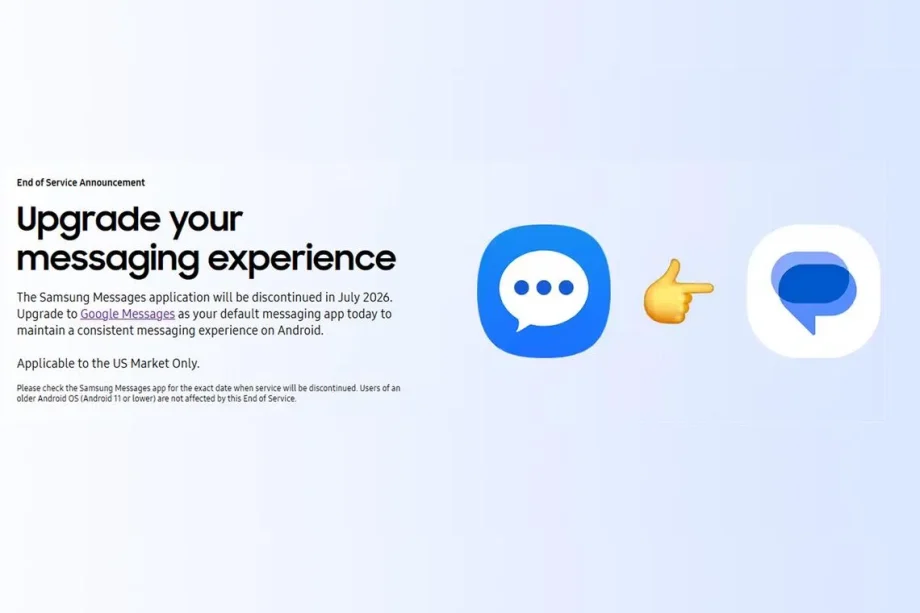 Samsung Messages app for SMS ends its US service in July 2026 – remember to switch soon