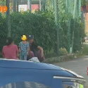 Driver says ‘stressful’ to see child standing near busy junction while women chit-chat